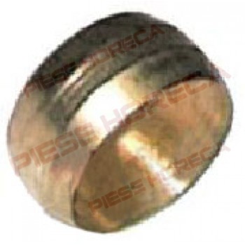 Inel cupru pentru etansare teava gaz de Ø16mm